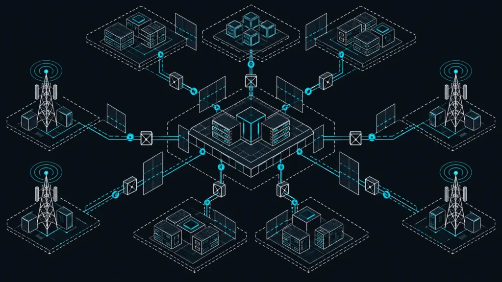 Abstract O-RAN RIC zero trust architecture with segmented application and radio network zones