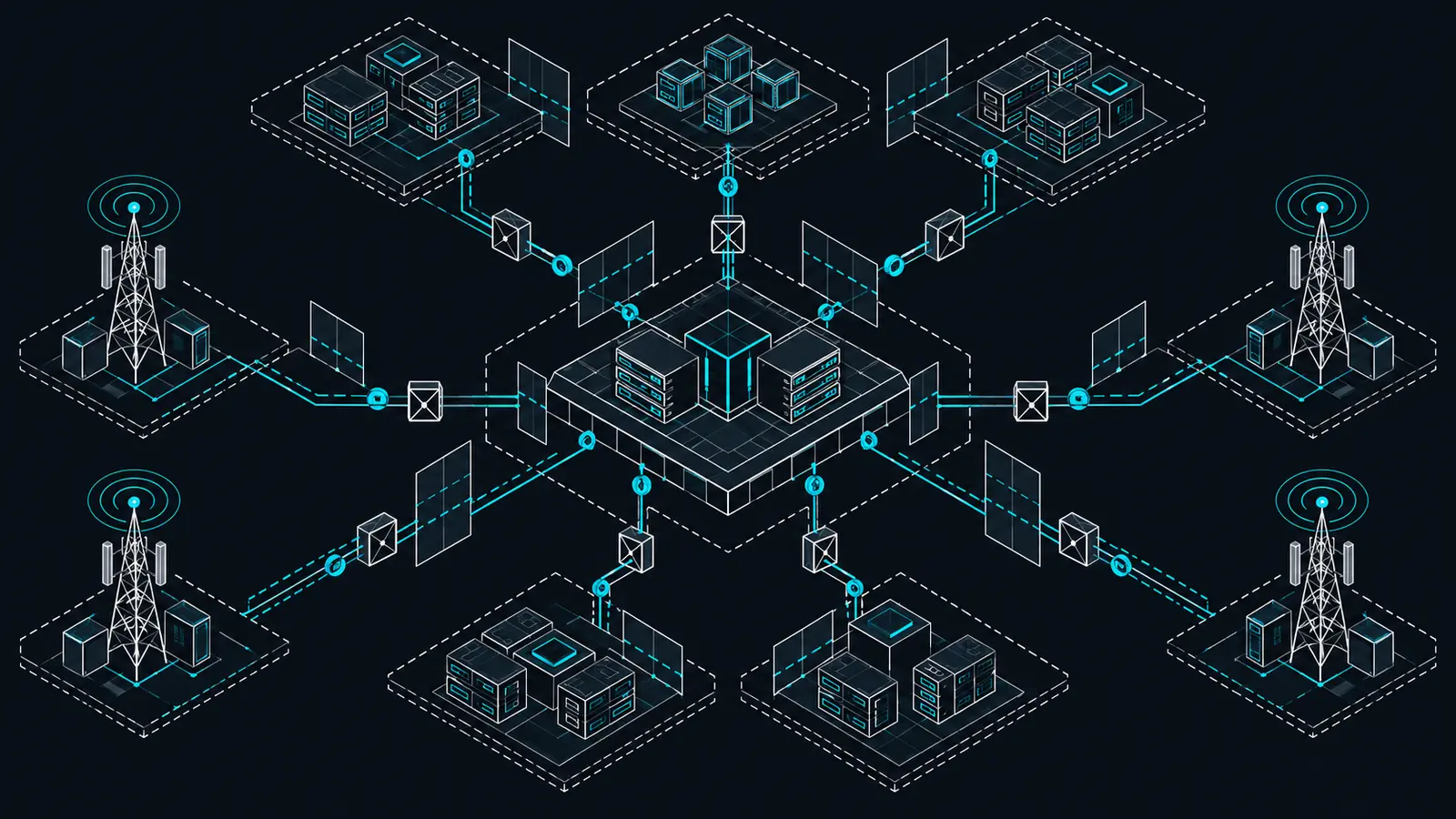 Abstract O-RAN RIC zero trust architecture with segmented application and radio network zones